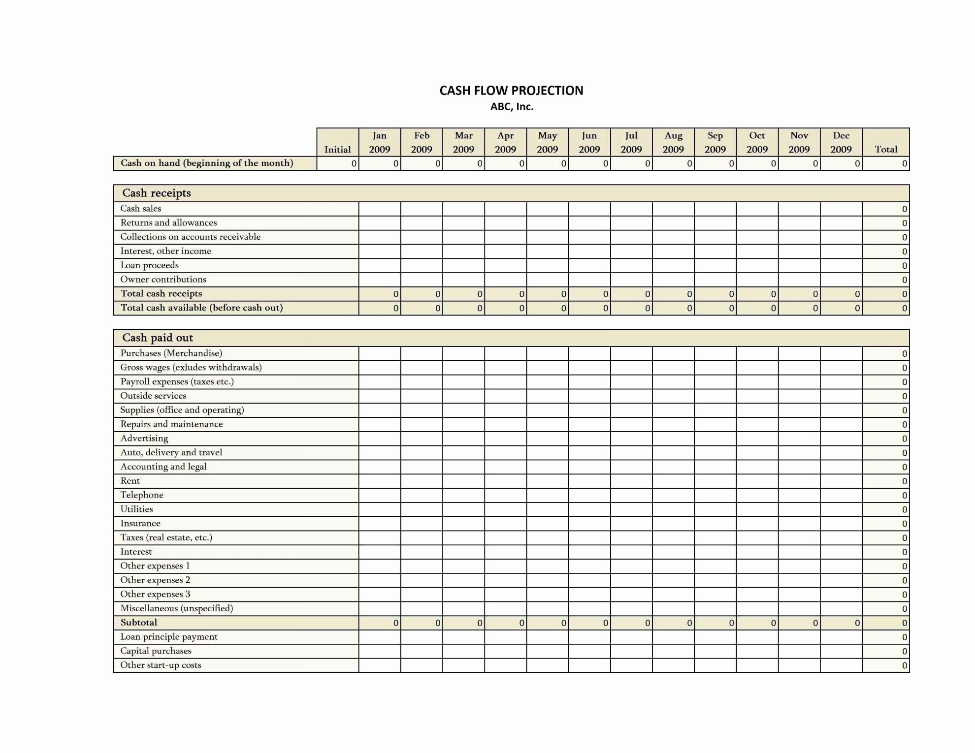Best Of Small Business Accounting Spreadsheet Documents Ideas Within Business Cash Flow Spreadsheet