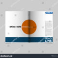 Bifold Brochure Template Design Flyer Layout Stock Vector 604919237 With Business Applications Template