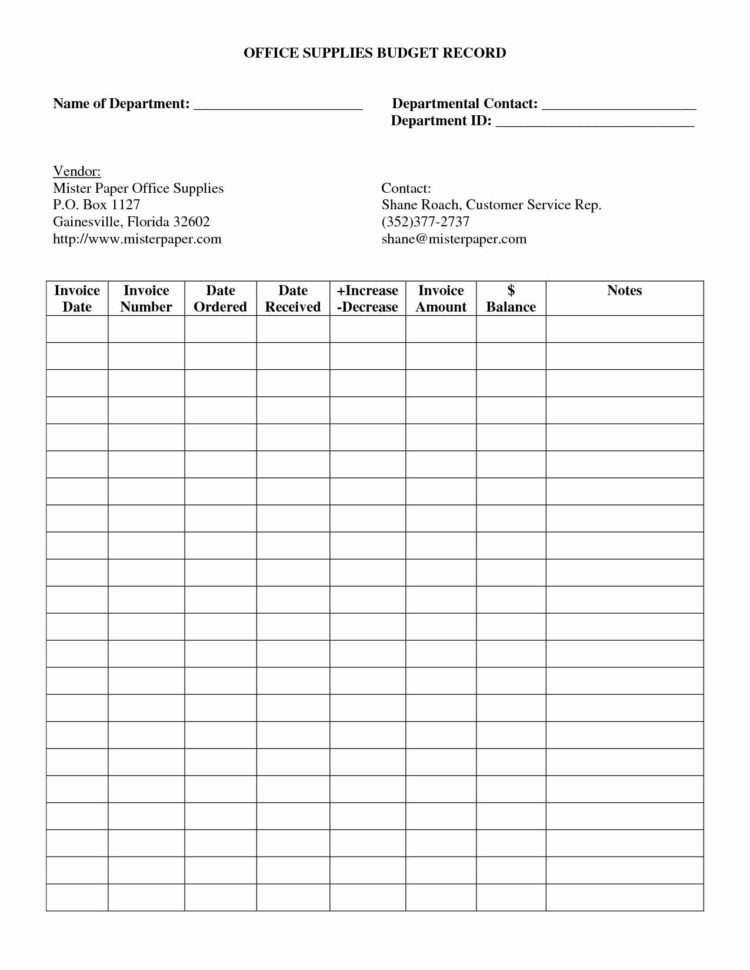 Blank Inventory Sheet Template — Db-excel.com