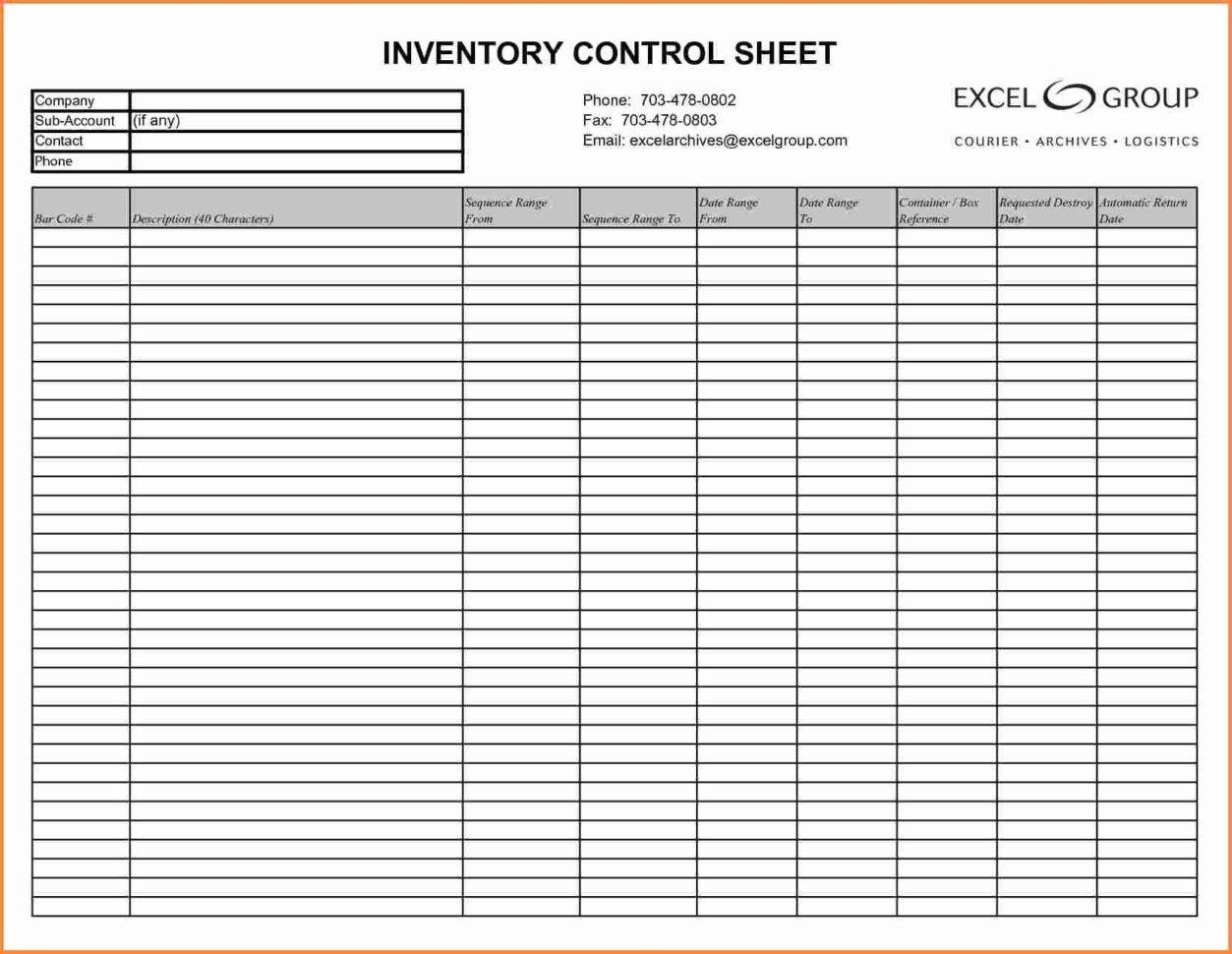 Blank Inventory Sheets Printable Unique Inventory List Template Pdf To Printable Inventory List Template