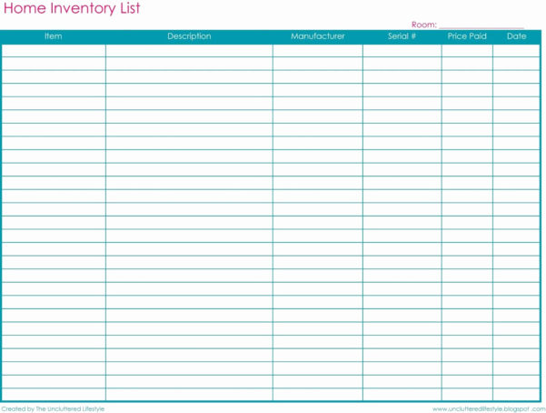 Printable Blank Inventory Spreadsheet Inventory Spreadshee blank ...