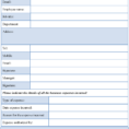 Business Expense Form Template : Sample Forms Within Business Expenses Form Template