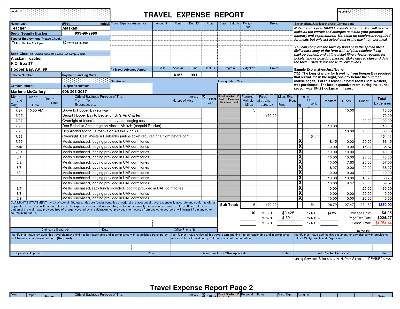 Business Expense Report Template Free New Sample Expense Bud inside Business Expense Template Free