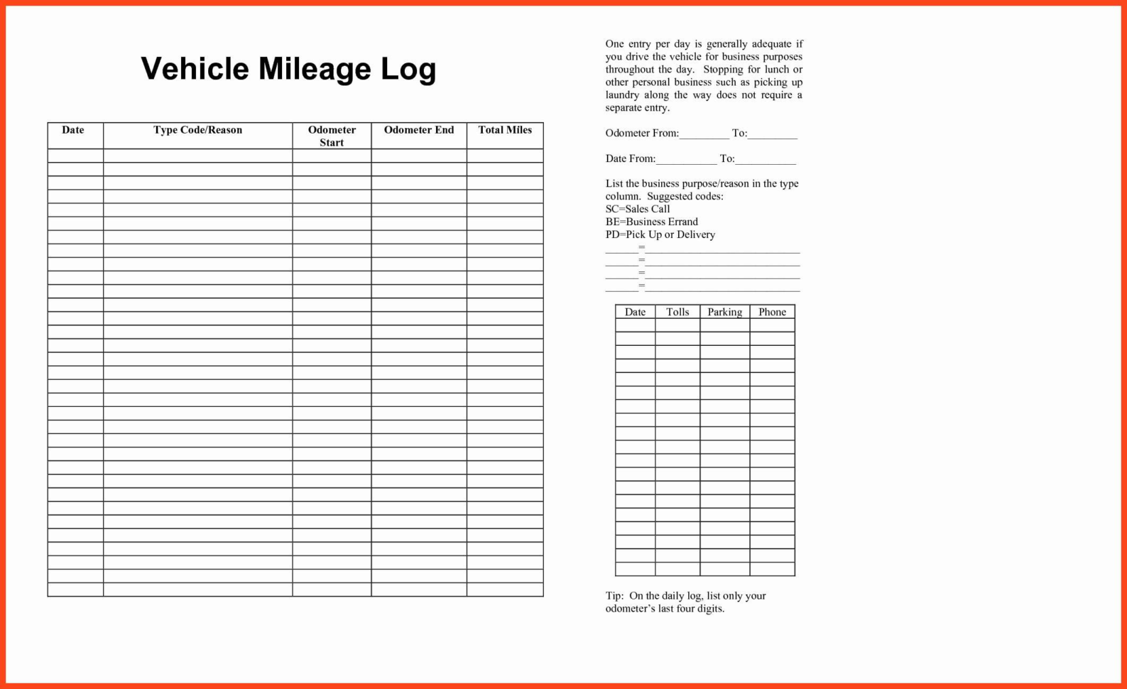 Business Expenses Form Template Free Downloads Business Expense Form Within Business Expenses Template Free Download