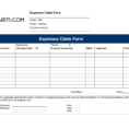 Business Expenses Form Template New Small Business Expense And Business Expenses Claim Form Template