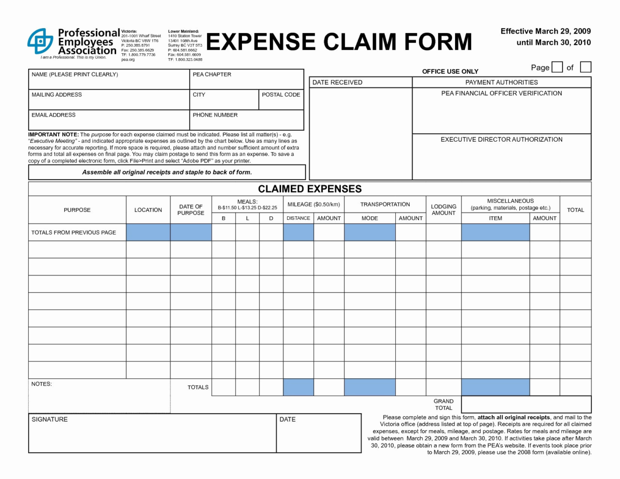 Business Expenses Template New Business Expense Form Inspirational With Business Expense Form Template