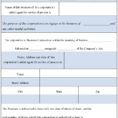 Business Registration Form | Business Form Templates Inside Business Registration Application Form