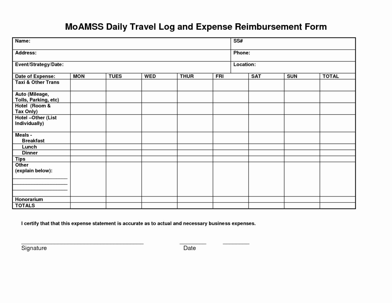 Business Travel Log Template Unique Mileage Spreadsheet For Taxes With Business Trip Expense Template
