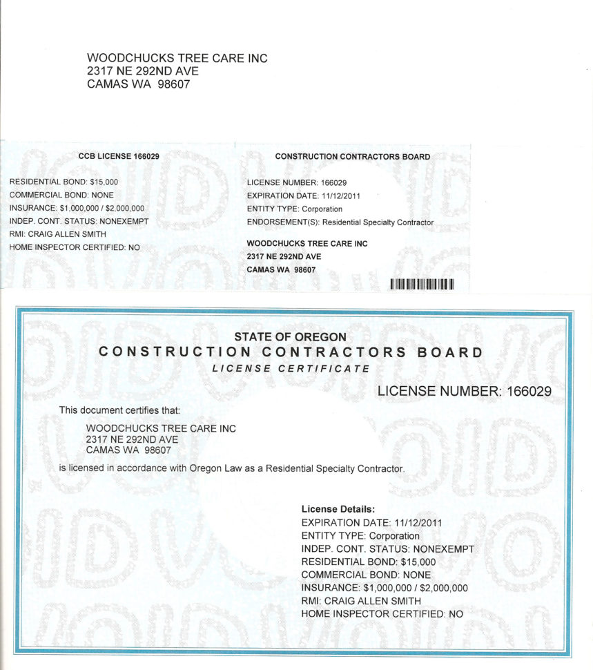 Carriage House Plans: Business License Oregon Throughout Business License Samples