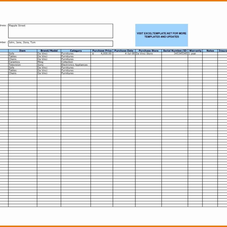 Clothing Store Inventory Spreadsheet Template 2018 Spreadsheet App ...