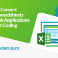Convert Excel Spreadsheets Into Web Database Applications | Caspio Inside Convert Spreadsheet To Web Application