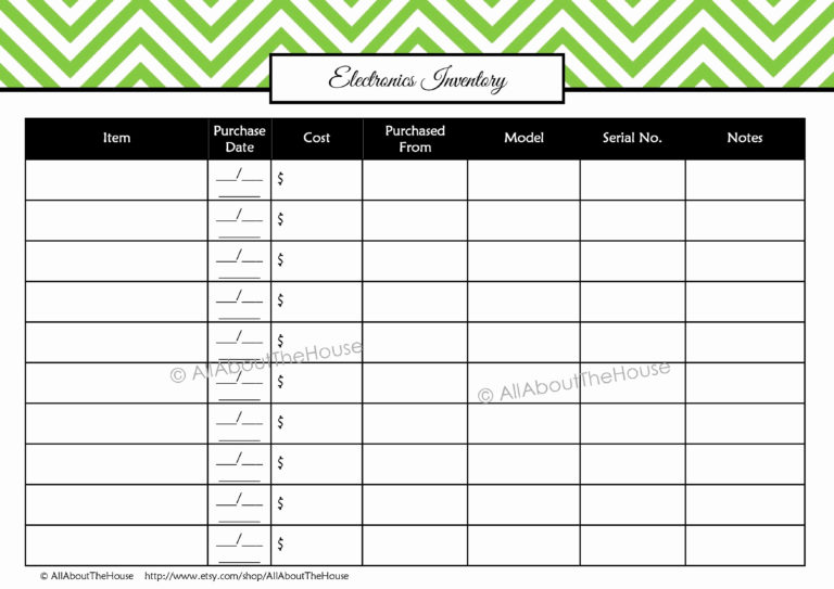 Craft Inventory Spreadsheet Fresh Colorful Business Startup for ...