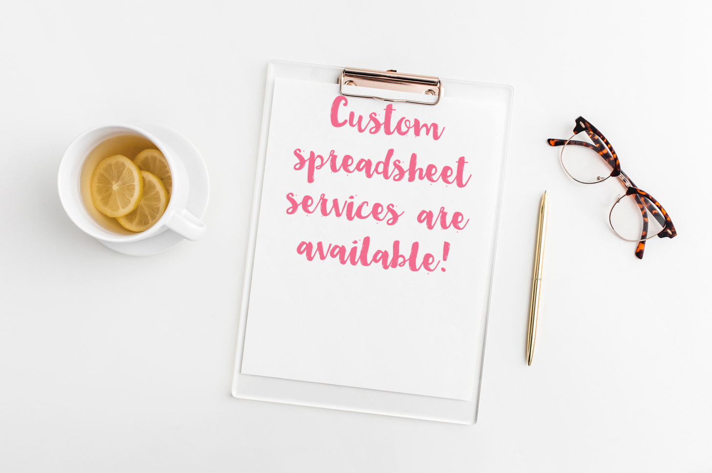 Custom Spreadsheet Services   Paper + Spark To Custom Spreadsheet