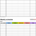 Daily Task Tracker On Excel Format Course Schedule Planner Online Throughout Excel Spreadsheet Course