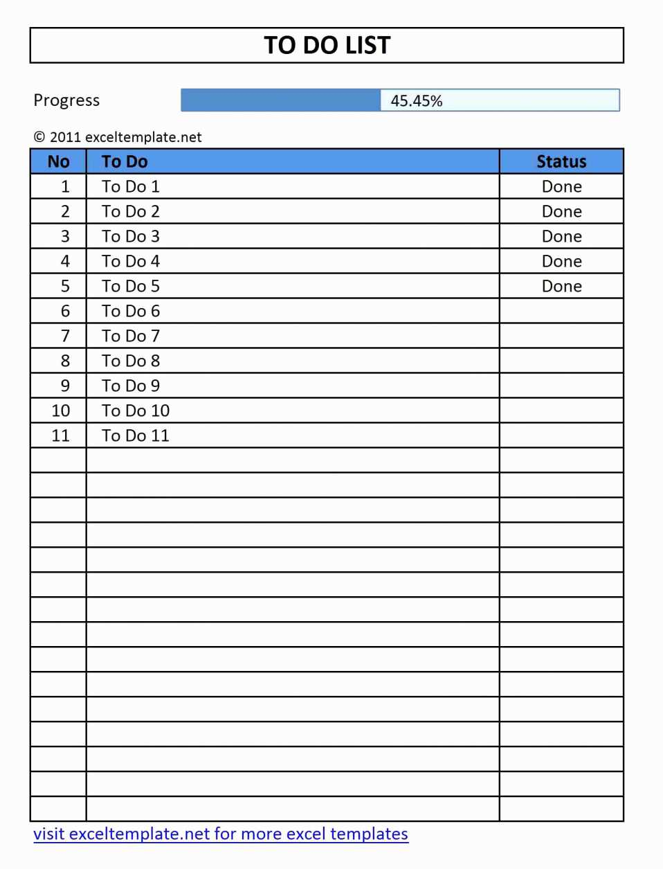 Daily Task Tracker On Excel Format To Do List Template Excel for Excel To Do List Tracker