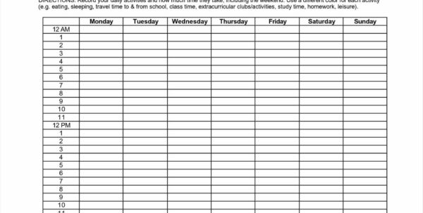 Time Management Charts Templates Timeline Spreadshee time management ...