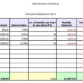 Debt Reduction Spreadsheet 2018 How To Make An Excel Spreadsheet Within Debt Reduction Spreadsheet