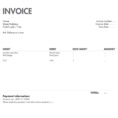 Design Invoice Templates – Batayneh In Artist Invoice Samples