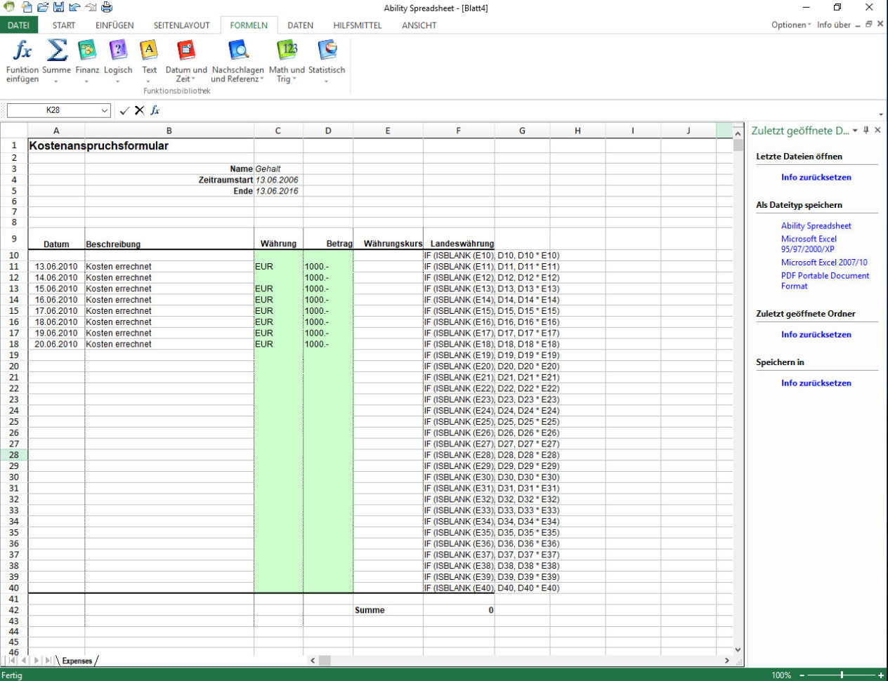 Die Leistungsstarke Office Alternative Ohne Abo Für Professionelle To Www.spreadsheet.com