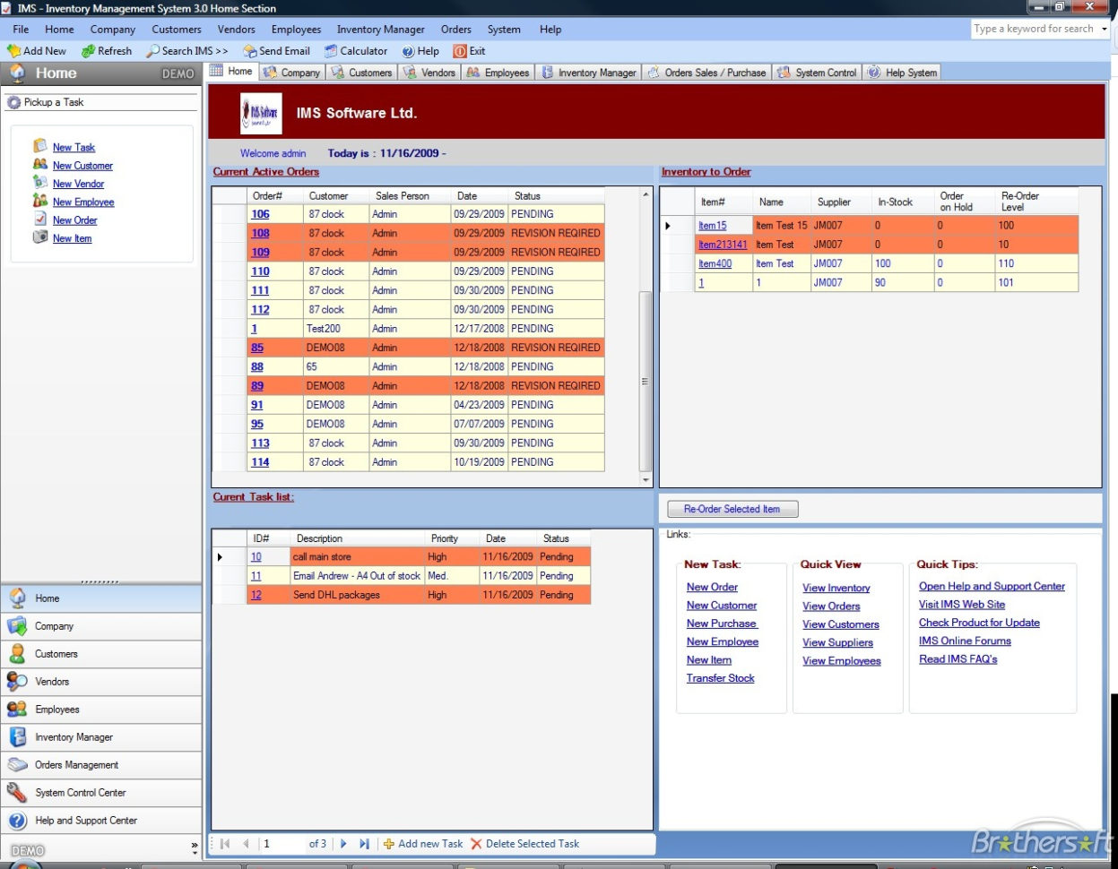 Download Free Ims   Inventory Management Software, Ims   Inventory With Inventory Management Template Free Download