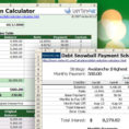 Download This Snowball Debt Calculator And Plan To Get Out Of Debt With Get Out Of Debt Spreadsheet