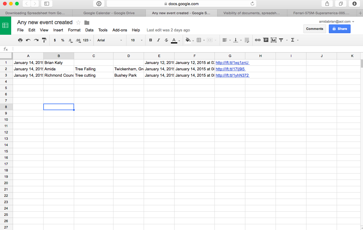 Downloading Spreadsheet From Google Docs - Questions & Suggestions Throughout Downloadable Spreadsheet