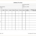Employee Time Tracking Sheet 13   Isipingo Secondary With Employee Hour Tracking Template