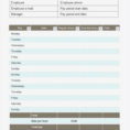 Employee Timesheet Template Excel Spreadsheet. Daily Timesheet Excel Within Biweekly Payroll Timesheet Template