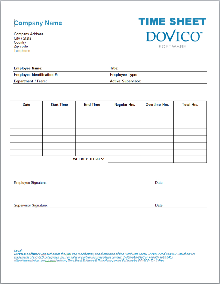 Employee Timesheet Templates Dawaydabrowaco With Regard To Employee Within Payroll Timesheet Template