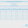 Employees Timesheet Excel Printable Weekly Template Employee Timeng To Employee Time Tracking In Excel