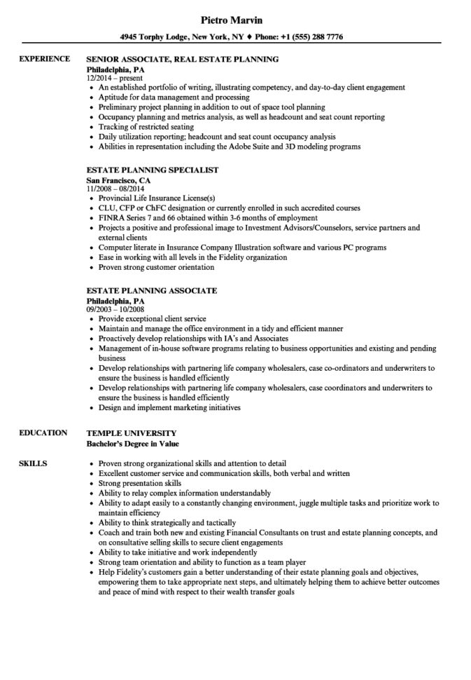 Estate Planning Resume Samples | Velvet Jobs Inside Estate Planning Spreadsheet Estate Planning Resume Samples | Velvet Jobs Inside Estate Planning Spreadsheet