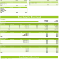 Event Budget Template   Spreadsheet   Budget Templates In Budget Planner Spreadsheet