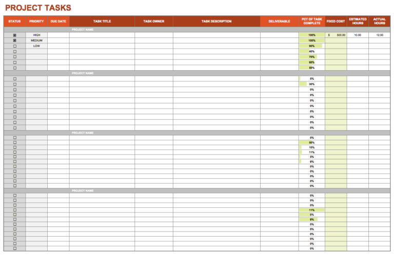 Example Of Employee Time Tracking Spreadsheet Daily Tracker Template ...