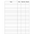 Example Of Time Clock Spreadsheet Images About Out Sheet On With Time Clock Sheet Template