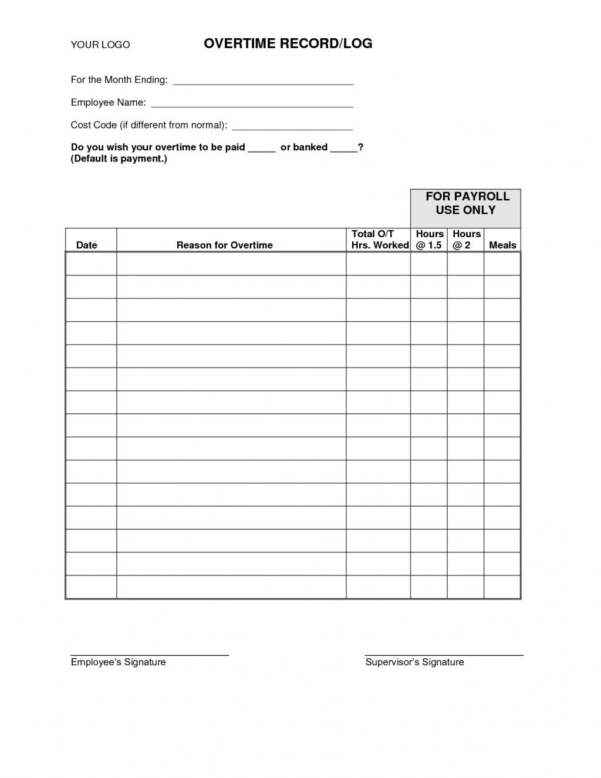 Time Clock Spreadsheet Template — db-excel.com