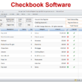 Excel Checkbook Software   Spreadsheet Template For Accounting Spreadsheet Software