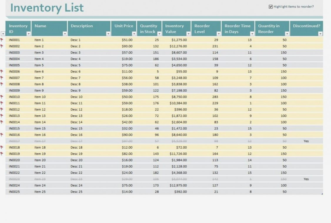 Excel Inventory Management Template Recent – Sofline to Inventory Tracking Template Excel