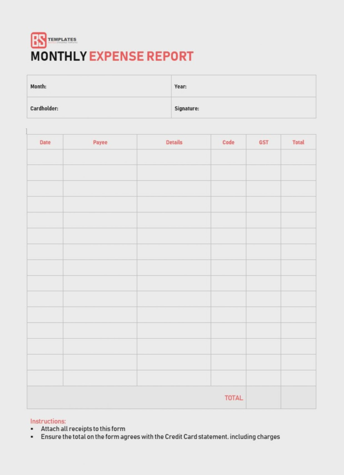 Excel Monthly Expense Report Business Template Sheet 2 Wonderful For Expense Report Form Excel