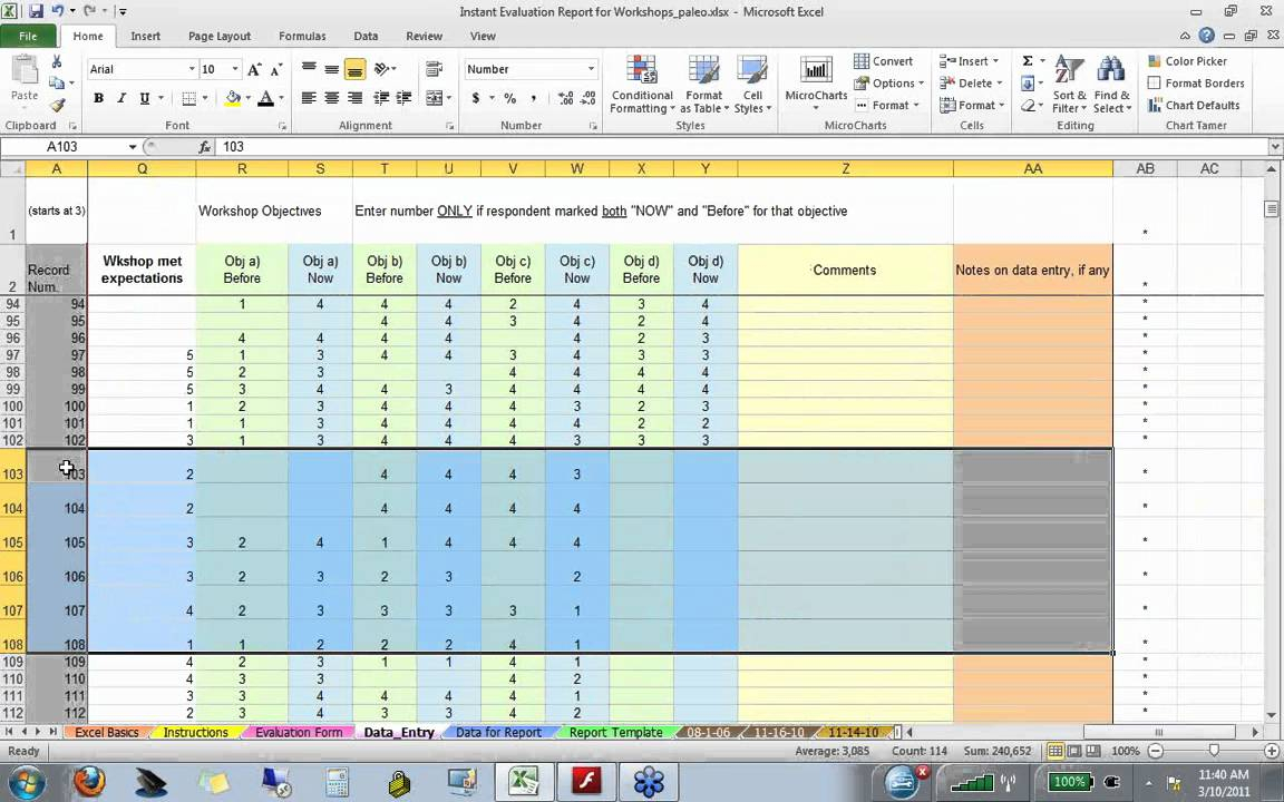 how do you make a spreadsheet in excel