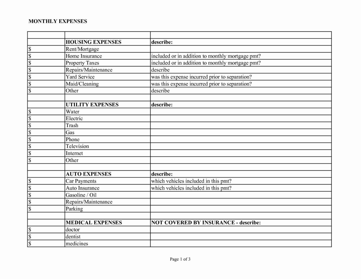 Excel Template For Business Expenses New Business Expense Report Intended For Business Expense Report Template Excel