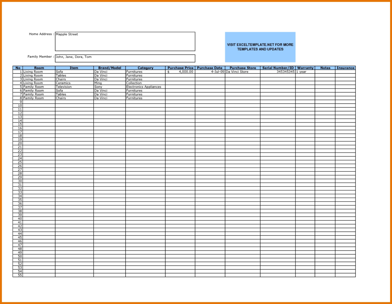 Excel Template For Warehouse Stock Control | Nbd Inside Warehouse Intended For Excel Spreadsheet For Warehouse Inventory