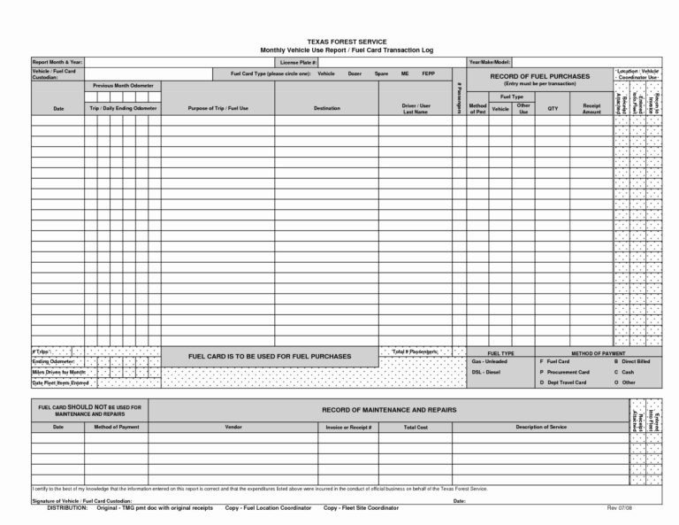 Excel Vehicle Maintenance Log Beautiful Dot Log Sheet Template with