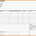 Expense Report Form Template Excel Monthly Sample For Business For Expense Report Form Excel