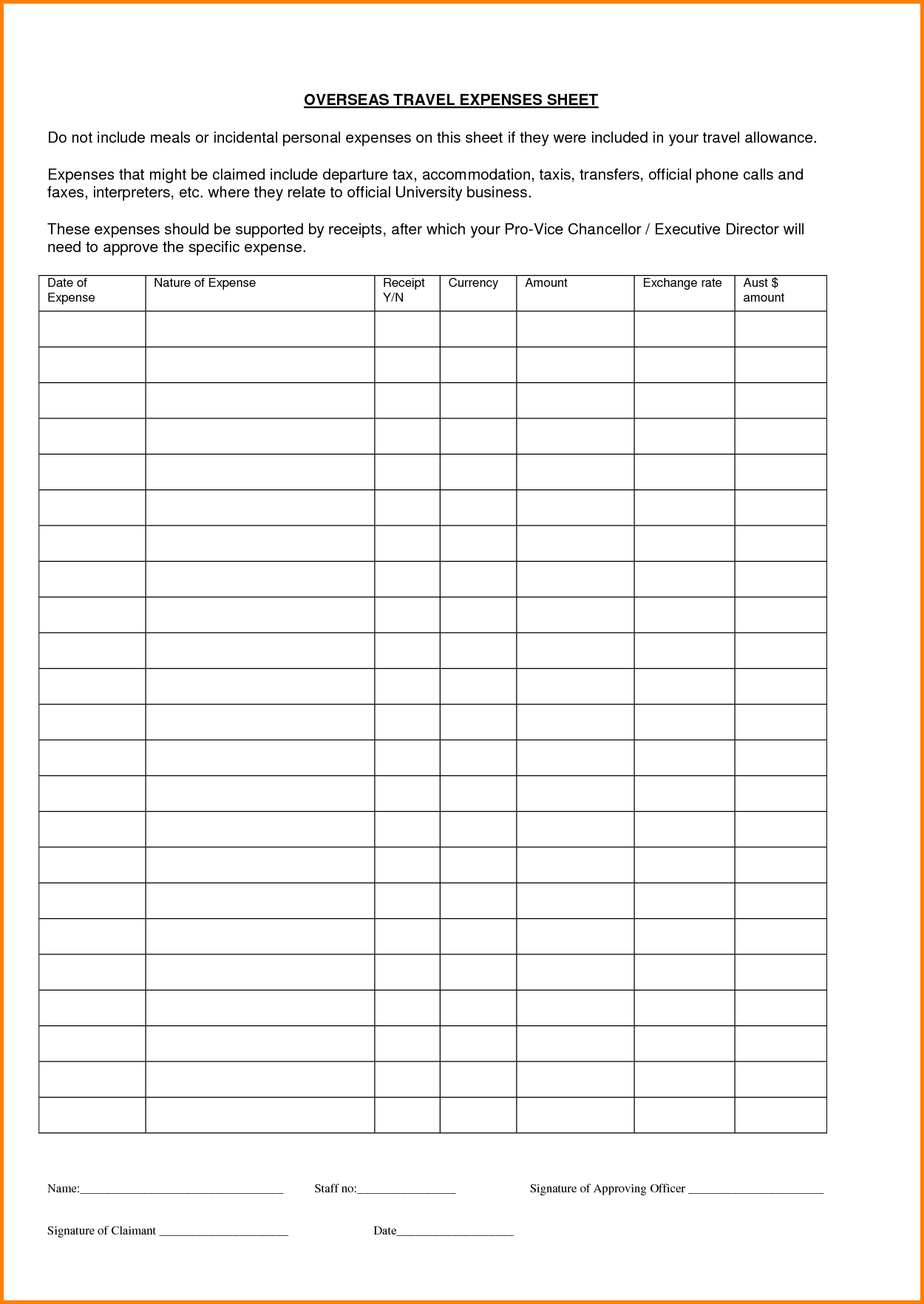 Expenses Claim Form Template Free - Durun.ugrasgrup and Business Expenses Claim Form Template