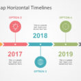 Flat Roadmap Horizontal Timelines For Powerpoint With Project Timeline Template Ppt Free