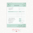 Floral Photography Invoice Template   Strawberry Kit With Photography Invoice Template