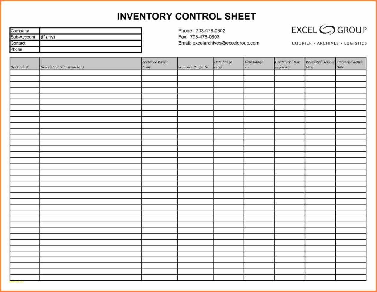 Food Cost Inventory Spreadsheet — Db 1996