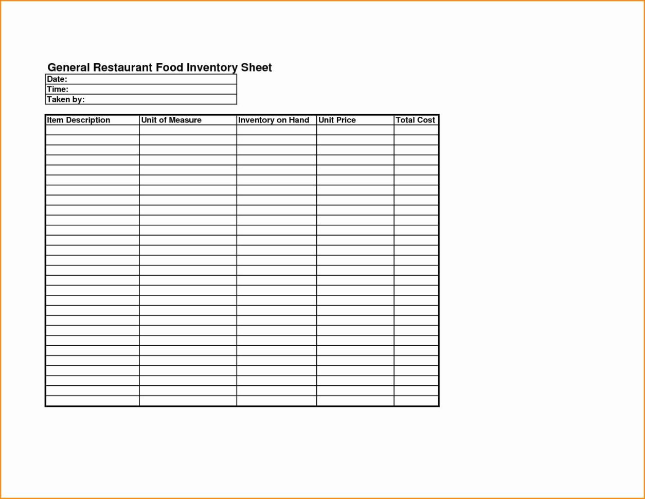 Food Cost Inventory Spreadsheet Best Of Food Cost Spreadsheet Excel With Free Restaurant Inventory Spreadsheet