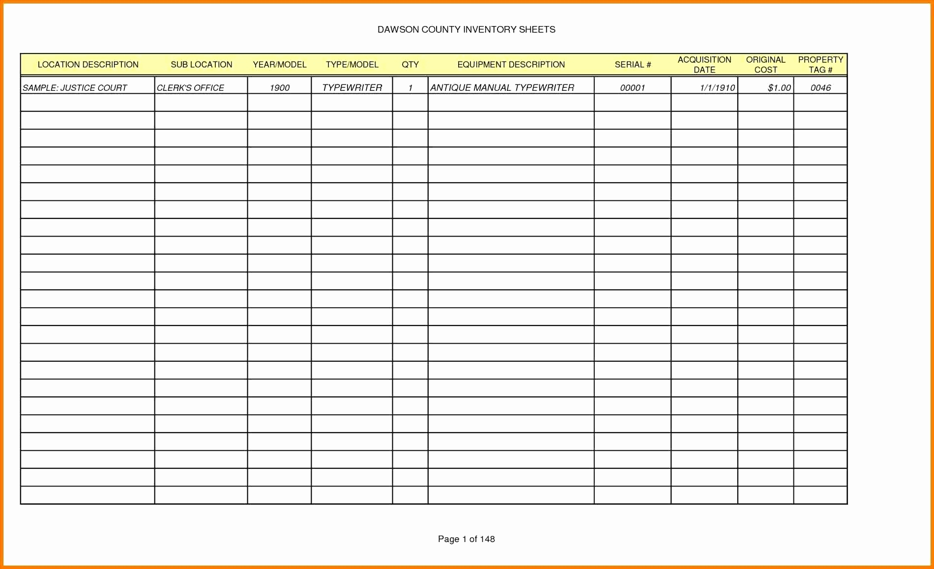 Food Pantry Inventory Spreadsheet db excel com
