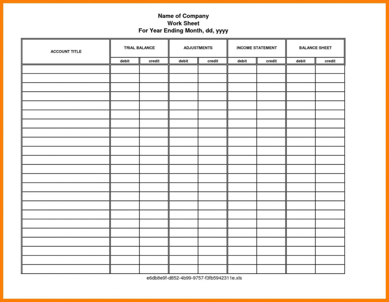 Form Templates Accounting Forms Free Printable Blank Best In Excel Within Accounting Forms Balance Sheet